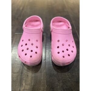 Crocs Classic Clogs Pink Slip On Shoes Women Size 11 Classic Outdoor‎ Comfort